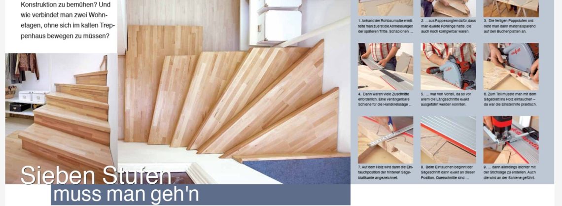 Holztreppe selbst bauen