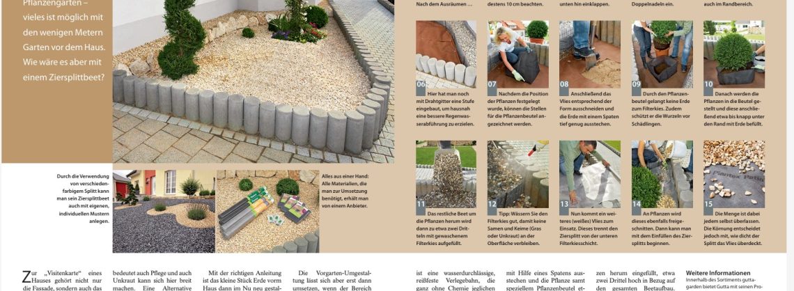 Splittbeet unkrautsicher anlegen