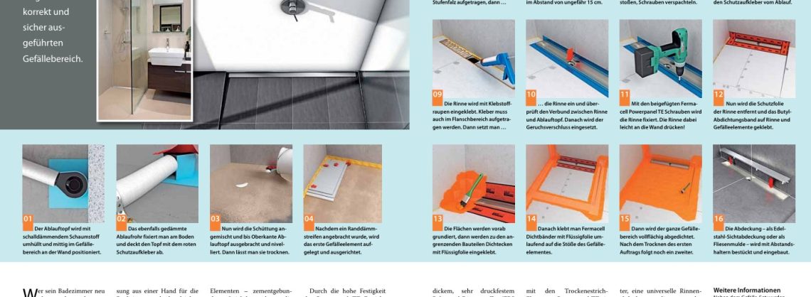 Bad Trockenbau Duschboden einbauen Schritt für Schritt Anleitung