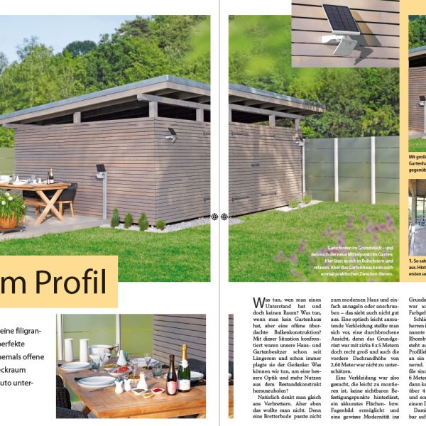 Anleitungen 10 Vom Unterstand zum Gartenhaus Schritt für Schritt Anleitung