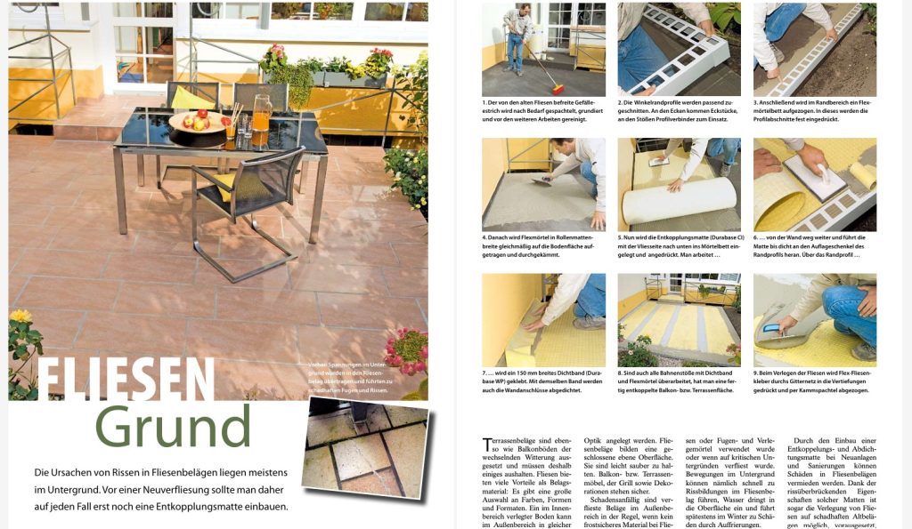 Verklebung von Außenfliesen 23 Anleitung Aussenfliesen erneuern