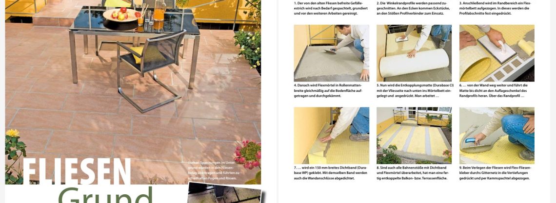 Anleitung Aussenfliesen erneuern