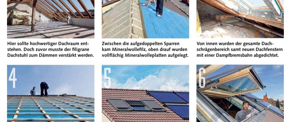 Dach energetisch modernisieren Schritt für Schritt