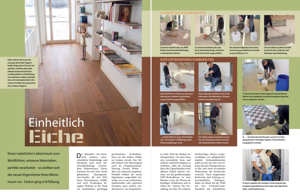 Eichen-Landhausdielen verlegen 1 Eichen Landhausdielen verlegen Schritt für Schritt Anleitung