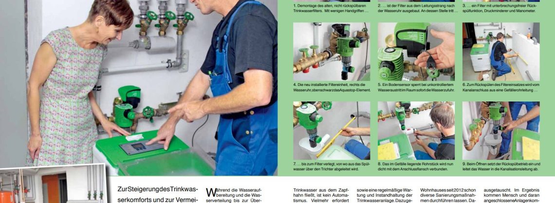 Reportage über den Einbau einer Entkalkungsanlage mit bildlicher und schriftlicher Beschreibung. Die letzten Schritte müssen im Beitrag nachgelesen werden.
