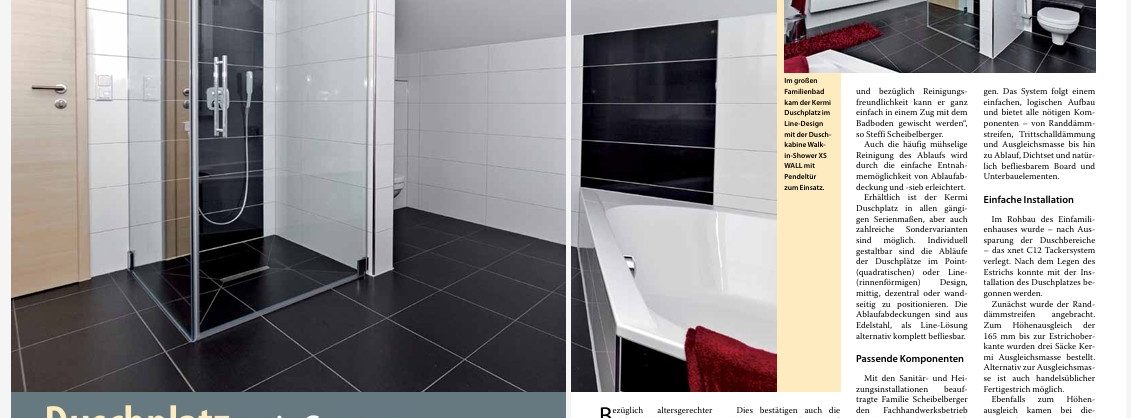 bodengleiche Dusche einbauen