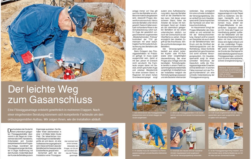 Der leichte Weg zum Gasanschluss