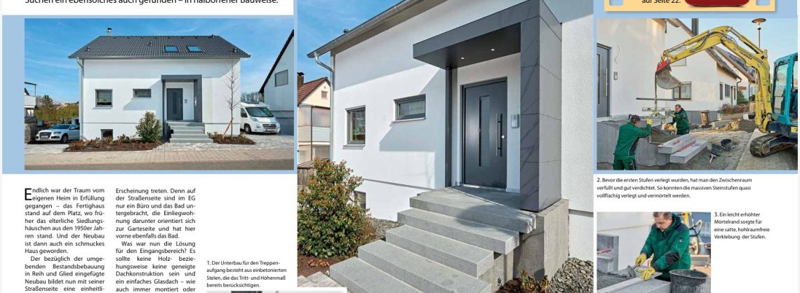 Eingangsbereich Haus Schritt für schritt Anleitung