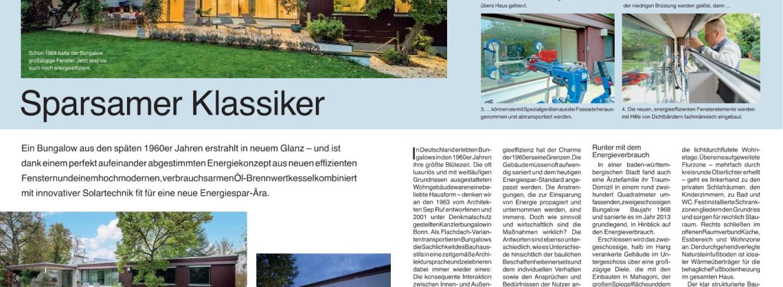 Baureportage einen Bungalow energiesparend zu sanieren, mit Bildern und schriftlicher Beschreibung, die letzten Schritte sind im Beitrag nachzulesen