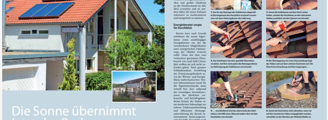 Solaranlage auf dem Dach