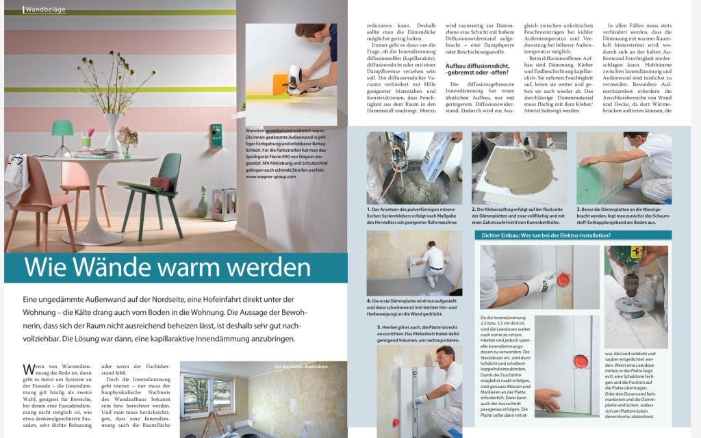 Wie Wände Warm werden