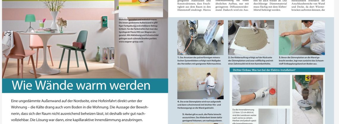 Wie Wände Warm werden