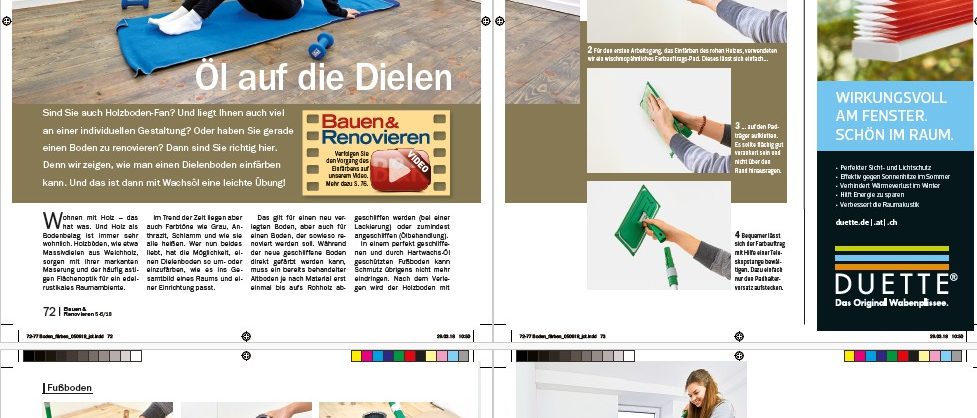 Boden färben Schritt für Schritt Anleitung