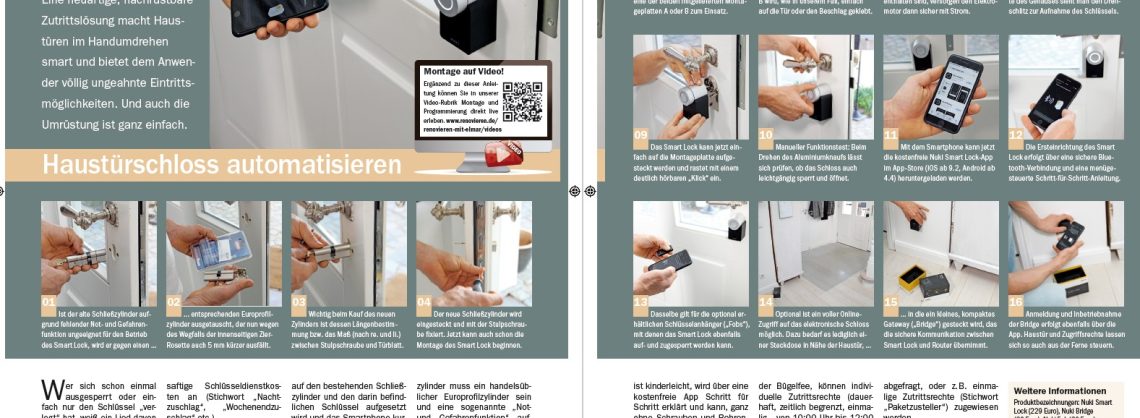 Haustürschloss Automatisieren Schritt für Schritt Anleitung