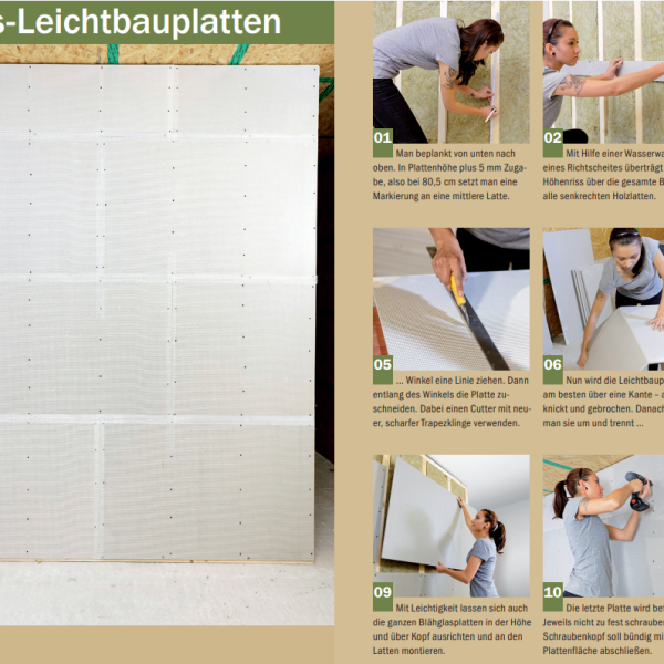 Bildergalerie Beplanken mit Blähglas