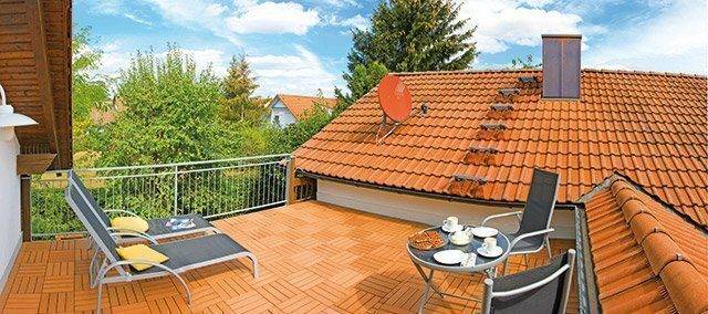 Neuer Bodenaufbau für den Balkon