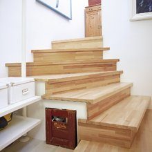 Holztreppe selbst gebaut