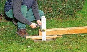 Garten Holzpfosten setzen renovieren.de