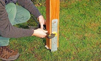 Garten Holzpfosten setzen renovieren.de