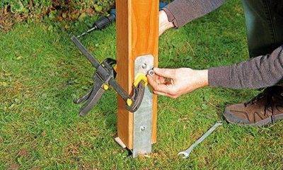 Garten Holzpfosten setzen renovieren.de