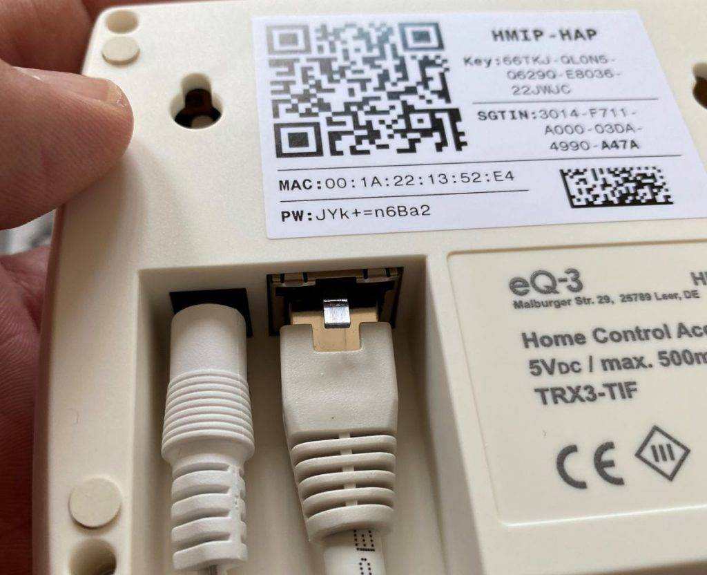 Homematic IP starter Set KabelB Installation