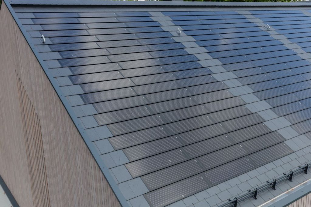 Indach Solarmodule Schieferdach Dach Eindeckung