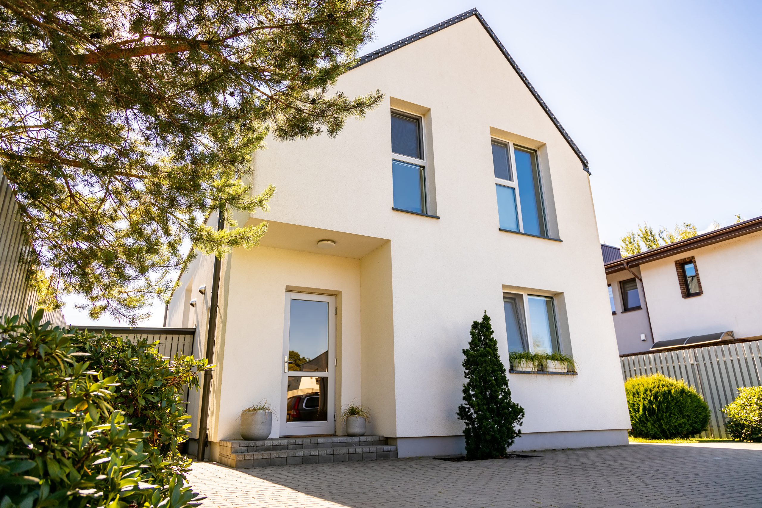 Hausdämmung am Beispiel eines Einfamilienhaus.