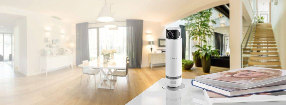 Bosch Smarthome Gerät im Wohn- und Essbereich.