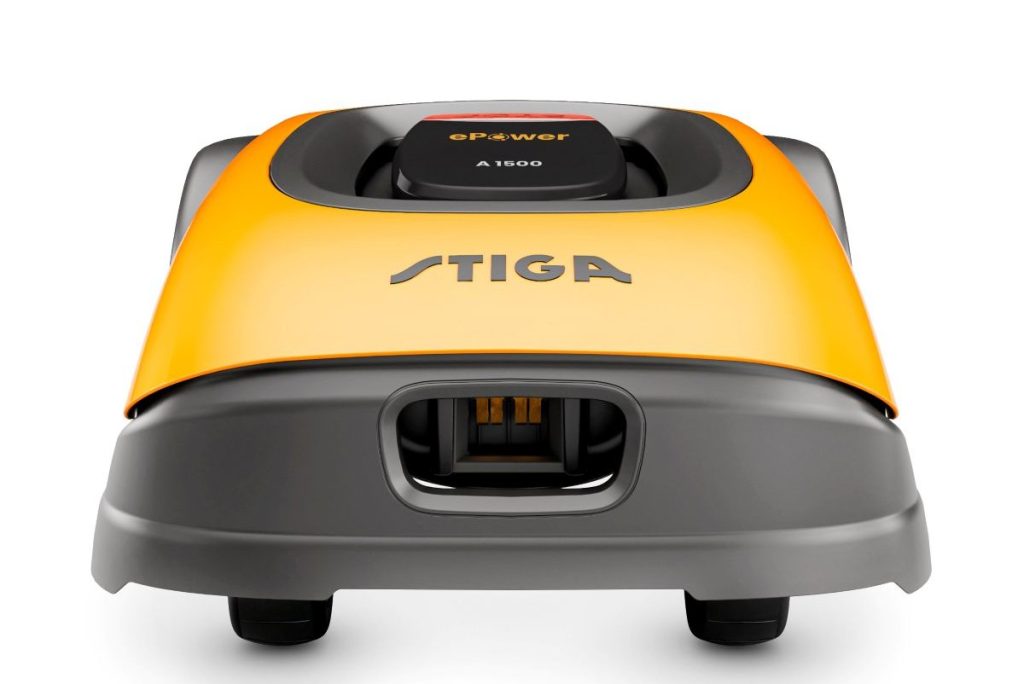 STIGA präsentiert innovative Upgrades zur Fernsteuerung seiner Mähroboter 14 Stiga Rasenroboter von vorne