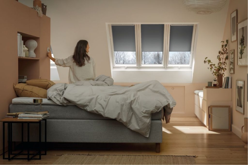 Velux Dachfenster Verglasung Schlafzimmer