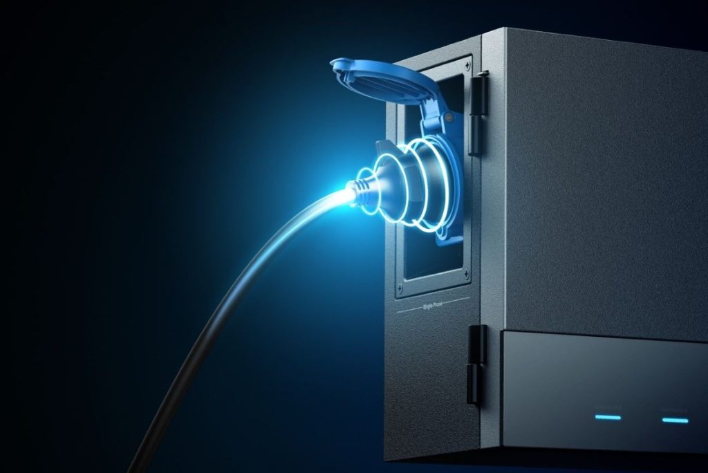 EV Charger Ports zum Speichern von Strom im Eigenheim