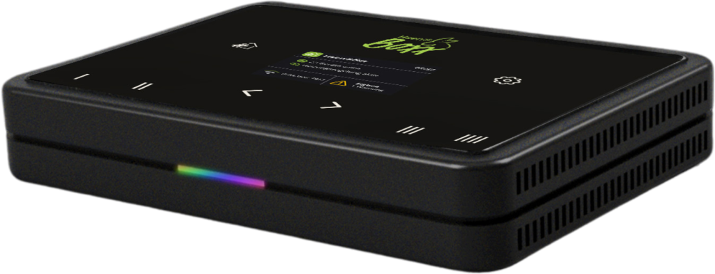 Für das perfekte Zusammenspiel – vom Garten bis zum Dach 3 schwarze Hsen®Boxx zur Integration von Heizsystemen und Beleuchtung