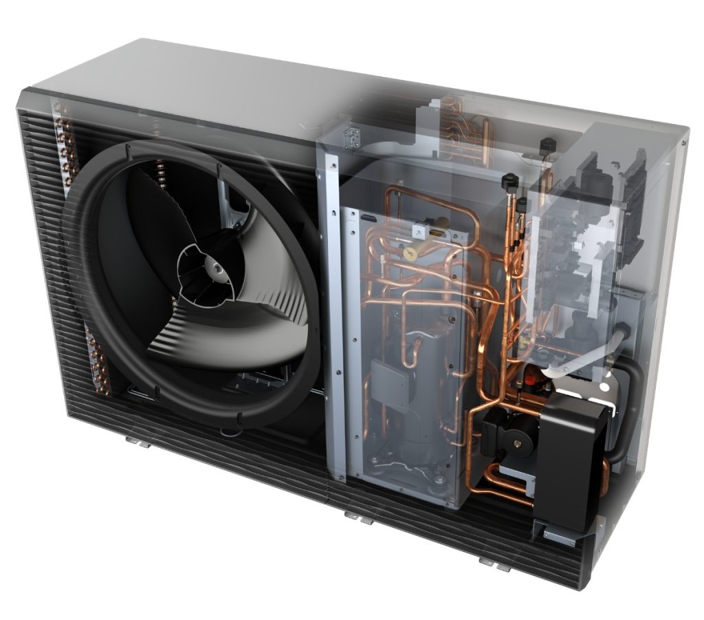 50 Luft-Wasser-Wärmepumpen im Vergleich 3 Wärmepumpe im Querschnitt